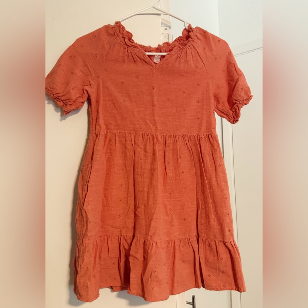 Cat & Jack Vibrant orange dress